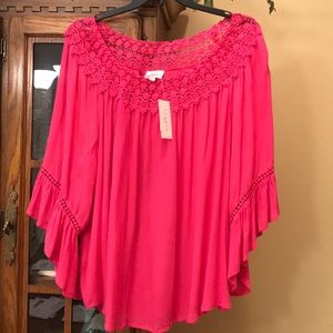Beautiful Fuchsia Top - 3X - NWT
